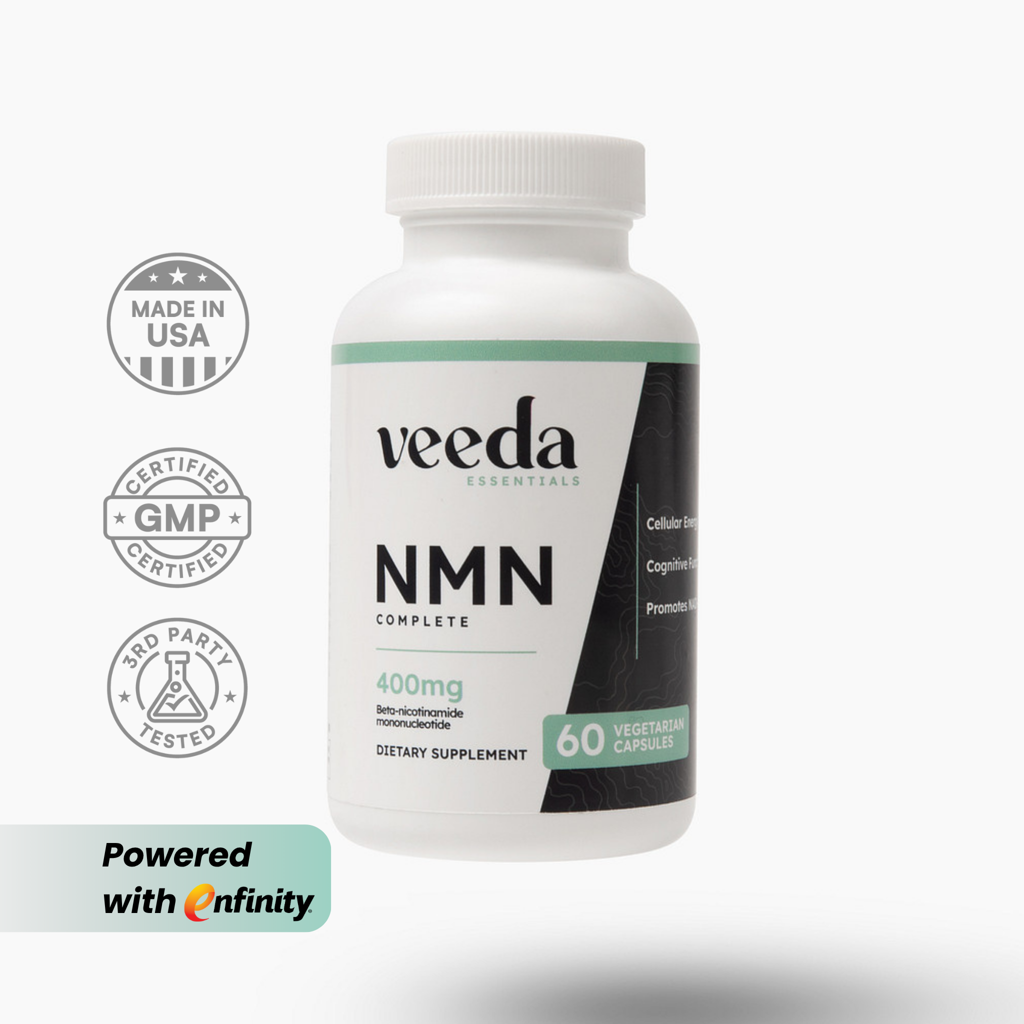 NMN Complete | Energy, Cognition & Anti-Aging Support | 60